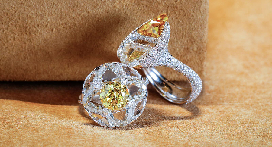 The Beauty of Diamond Floating Ring - First Else